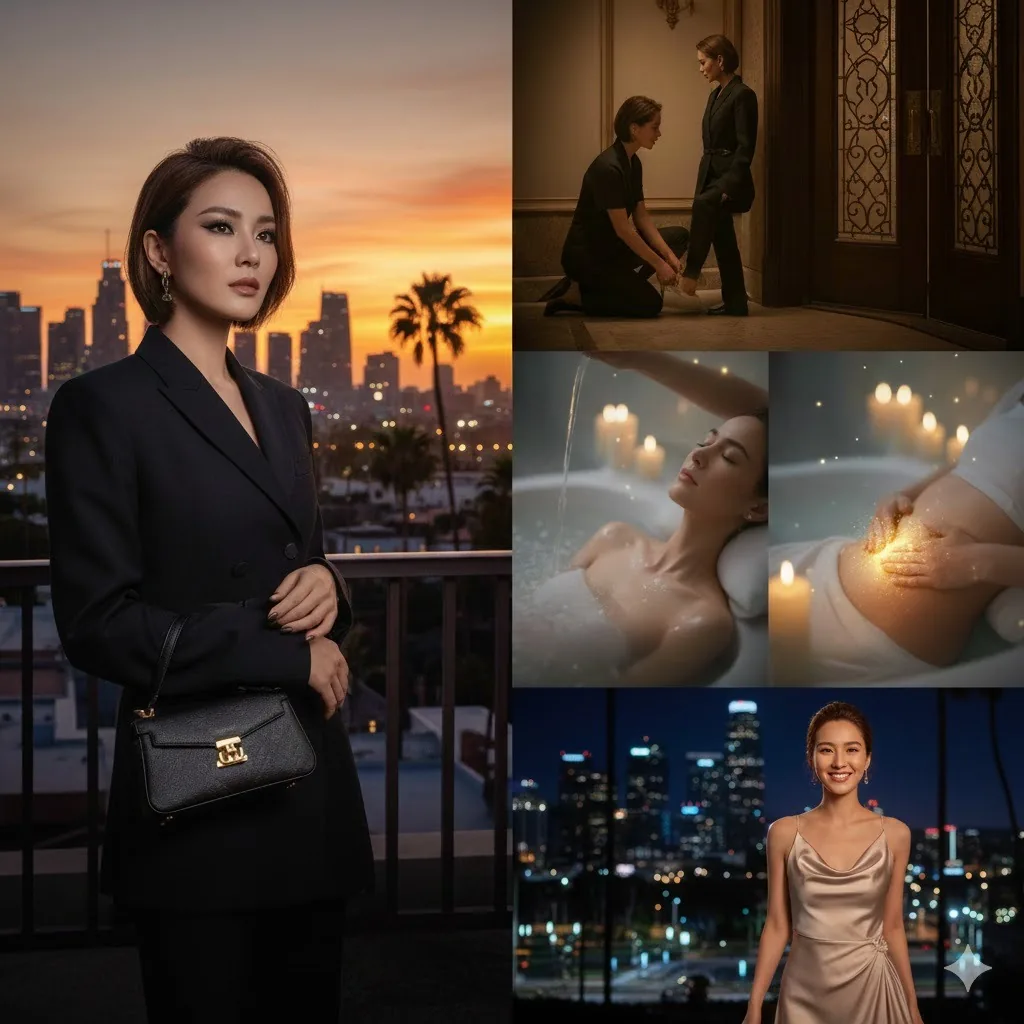 West Hollywood's lively night